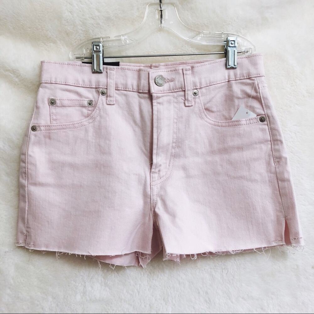 GAP Light Pink High Rise 3" Denim Shorts